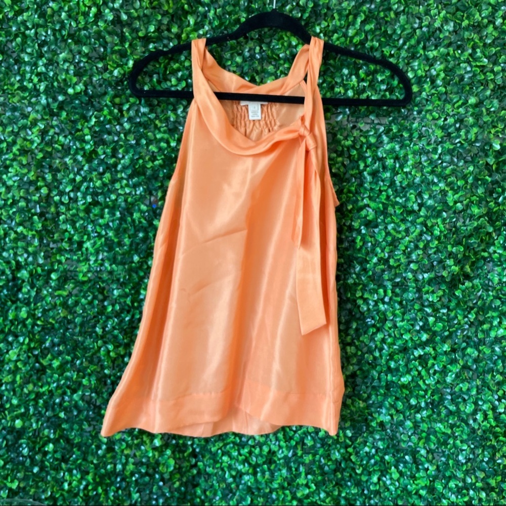 J. Crew Orange Silk Blouse - excellent used condition​